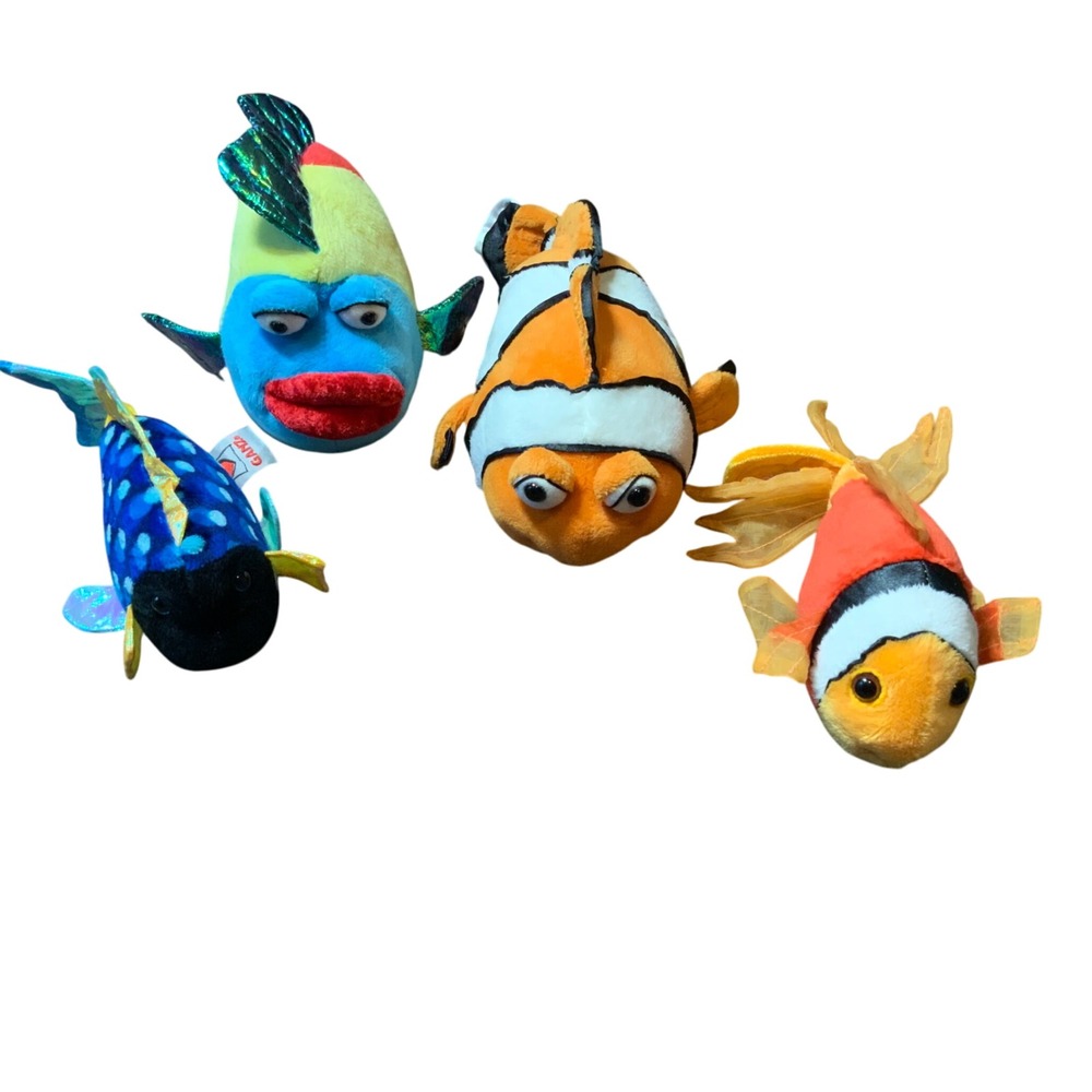 BUNDLE- GANZ Collection of 4 Fish